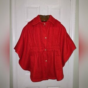 Guess Red Cape Jacket